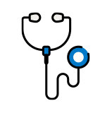 Icono de estetoscopio